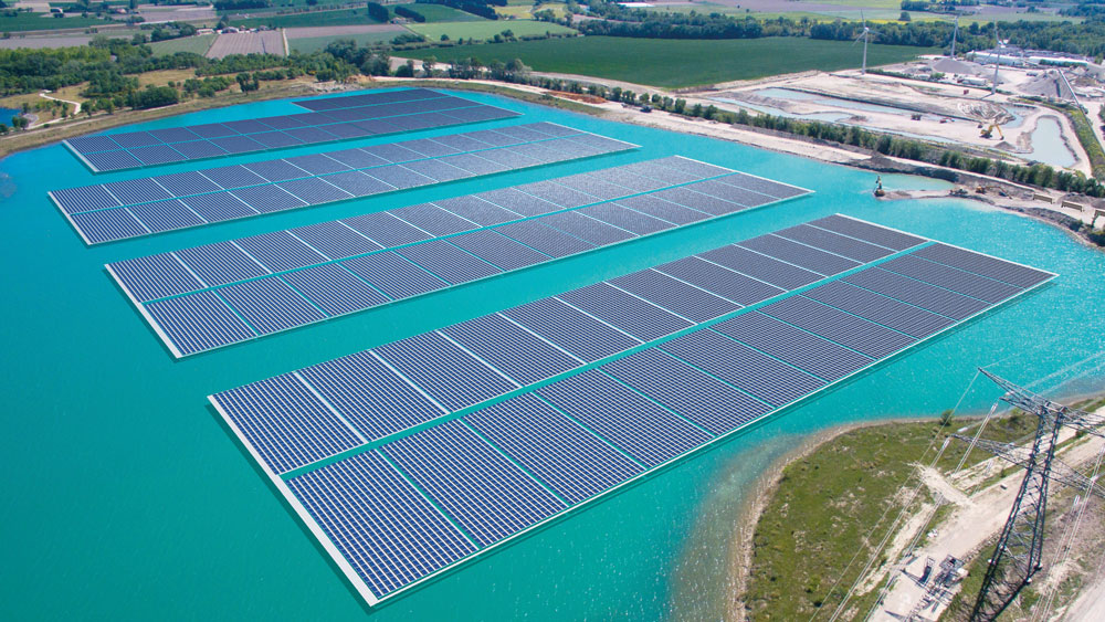 Country’s biggest floating solar power plant