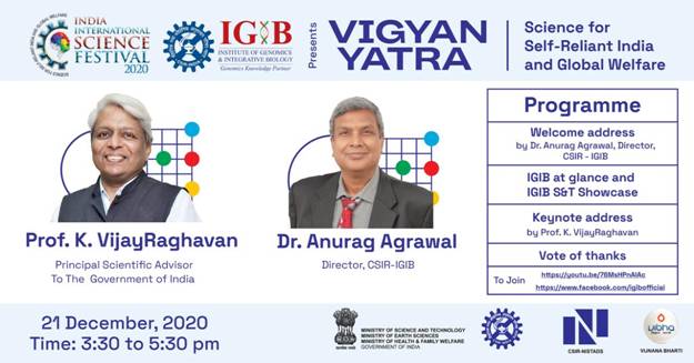 Role of Genomics highlighted during Vigyan Yatra