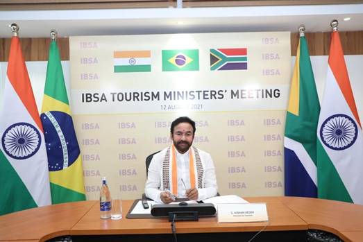 IBSA (India, Brazil and South Africa) Tourism Ministers’ virtual meet