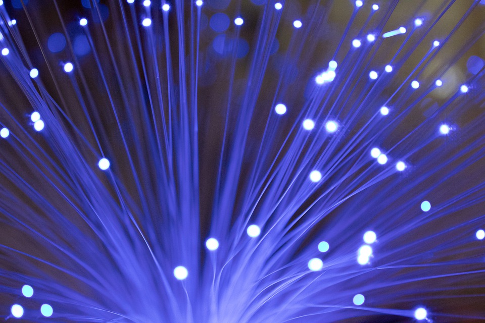 Optical fiber to determine power line health