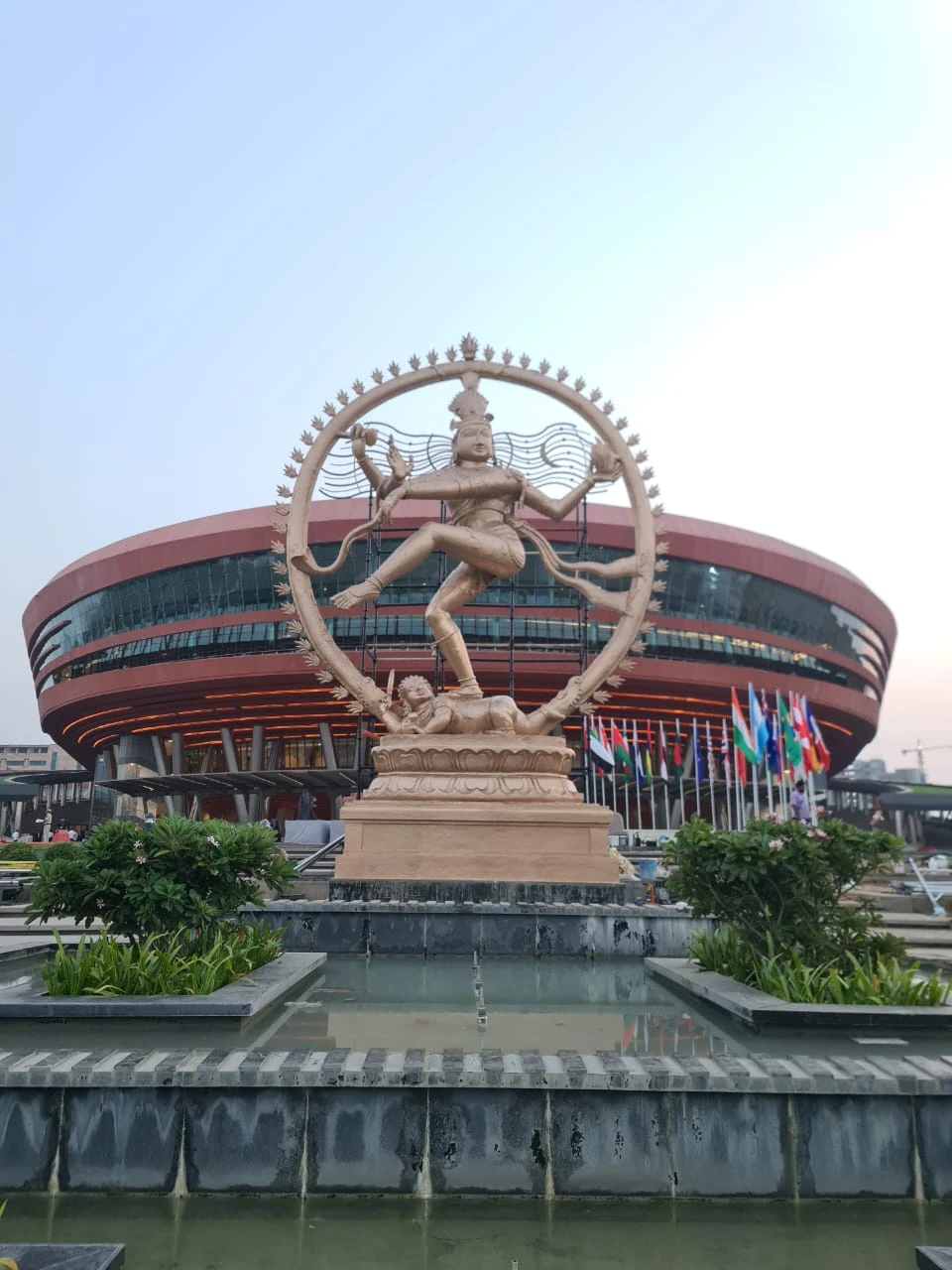 28-foot-tall Nataraja statue installed at Summit venue in Delhi