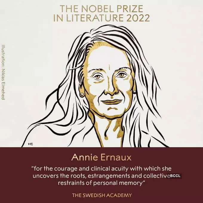 French author Annie Ernaux awarded Nobel Prize in Literature 2022
